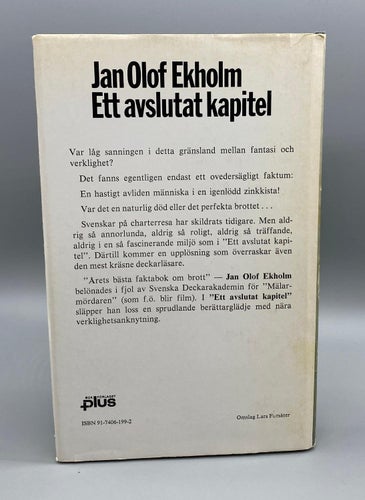 Ett avslutat kapitel av Jan-Olof Ekholm (Deckare)
