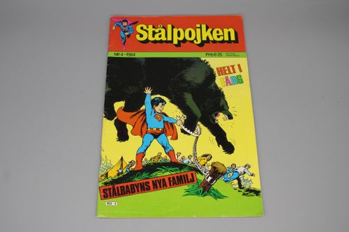 Serietidning - Stålpojken - Nr 4 - 1984