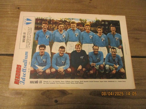 Tidningen REKORD Nr 22-1959, Lagbild Malmö FF