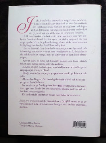 Julias arv av Sidney Sheldon. Inbunden 309 sidor