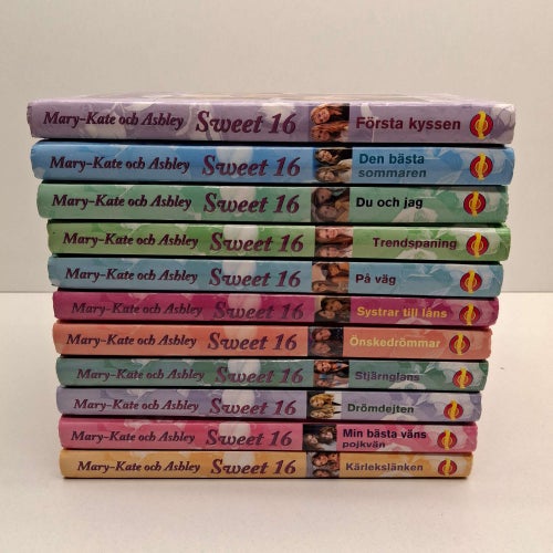 Mary-Kate och Ashley Sweet 16 - x11 Bokpaket - Ungdomsbok - Se bilder för titlar