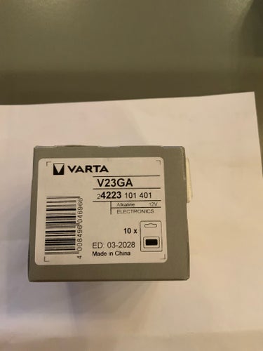 10 ST VARTA V23GA Batterier