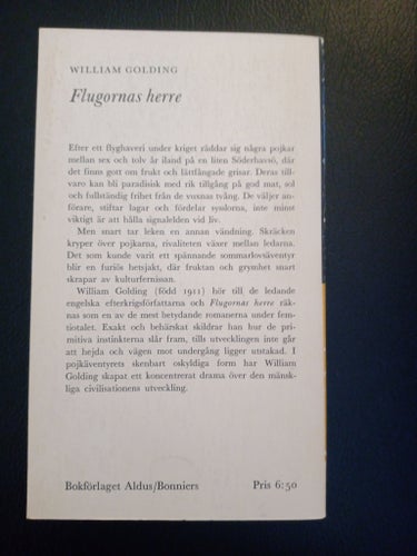 Flugornas herre av William Golding, 1964