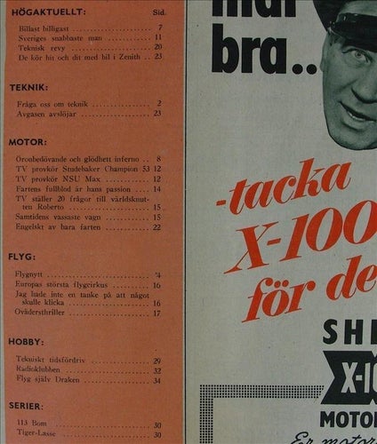 TEKNIKENS VÄRLD 1953/13.Ferrari, Rossellini.Bengt Olow.Studebaker Champion.NSU.
