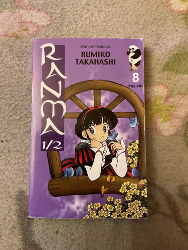 Ranma vol 8 - svenska manga anime fantasy rumiko takahashi inu yasha inuyasha