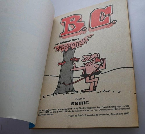 B.C. Trollkarlen från ID , nr 1 , 1972  . Mycket bra skick