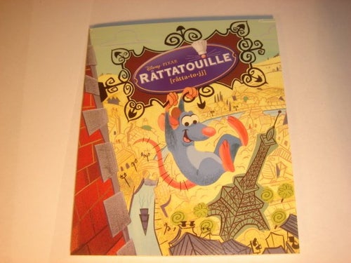 RÅTTATOUILLE Pixar DISNEY BOK NY OLÄST