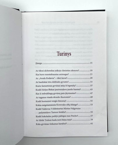Harry Potters magiska värld på Litauiska (Harry Potter, Lithuanian)