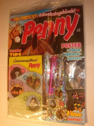 PENNY I ORIGINAL PLAST med leks 2008 11 ANTECKNINGSBLOCK