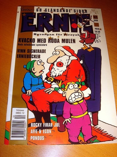 ERNIE (svensk) NY OLÄST Nr 12 1998 TJOCKT