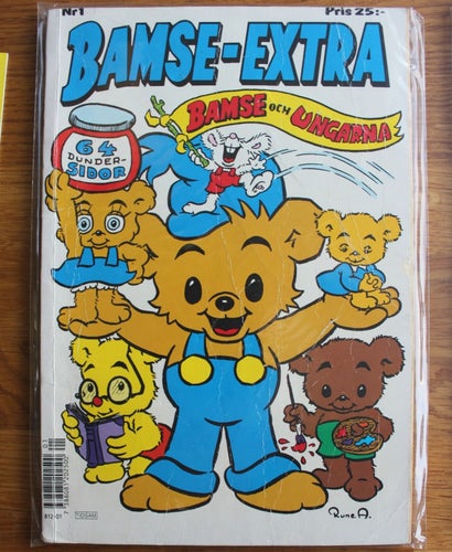BAMSE Extra 1992 nr 1 Bamse och ungarna