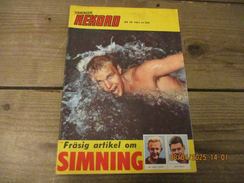 Tidningen REKORD Nr 38-1959, Lagbild Fagerviks GF