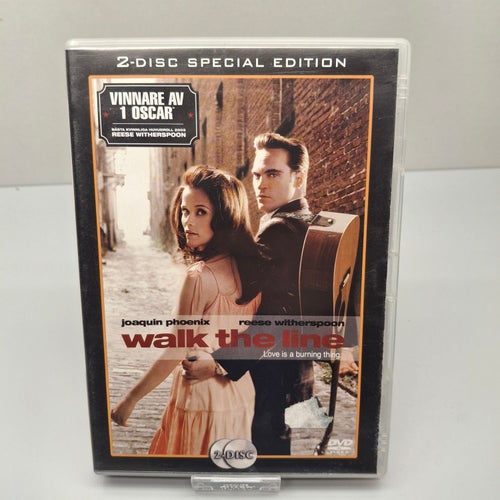 Walk the line - Joaquin Phoenix - Region 2, DVD-Film, Svensk text, Fint skick
