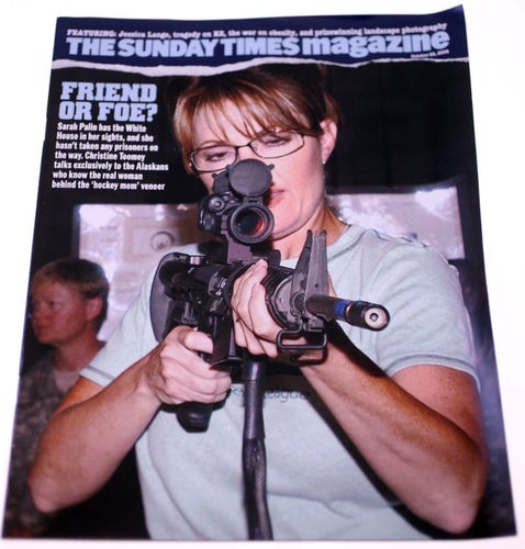 The Sunday Times Magazine-October 26th 2008-Sarah Palin-NEW-Weight 186g-FREEPOST
