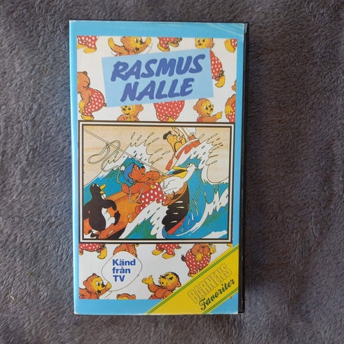 Rasmus nalle | Svenskt tal | Cartoon Video-Film | VHS.