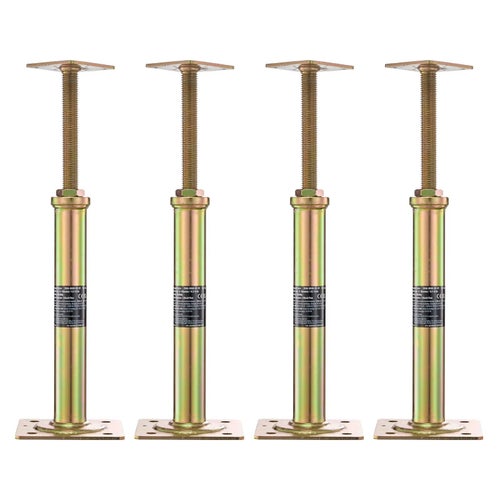 Justerbara Stödben för Husgrund & Balkar 4-pack 1134 kg Belastning