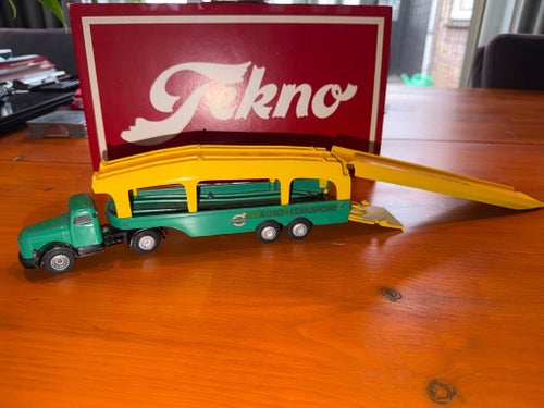 Tekno Volvo Auto-Transport Vrachtwagen en anden Type grøn gamle lygter