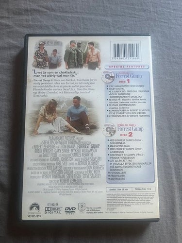 DVD - FORREST GUMP - SPECIAL COLLECTORS EDITION "2 DISC" - SÖNDAGSFILMEN