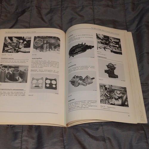 Mercedes verkstadshandbok 1976 Sverige-utförande