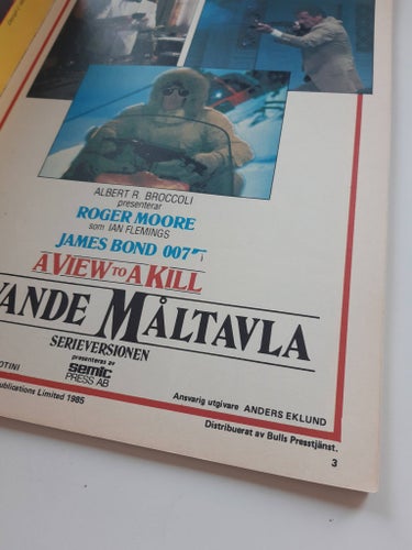 Levande Måltavla James Bond 007 Serieversionen, 1985 Seriealbum
