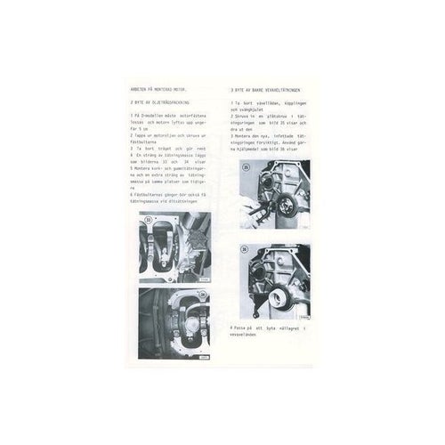 OPEL REKORD D & E, Diesel 1972-1986 svensk reparationshandbok, oanvänd inplastad