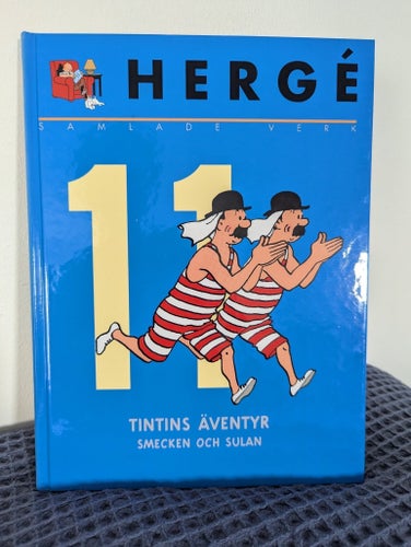 Hergé Samlade Verk 11: Tintins Äventyr: Smecken och Sulan av Hergé, VF++