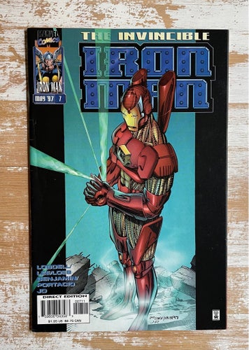 The invisible Ironman Marvel Comics #7 1997