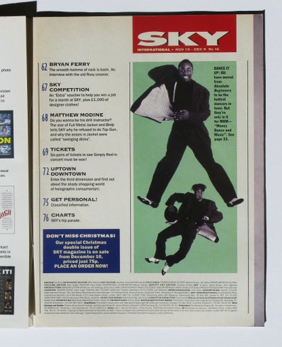 SKY Magazine November 1987 - Marilyn Monroe