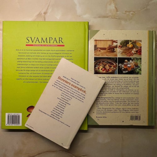 Svampböcker + Annas Mat – Bonniers Svampbok & Plockning