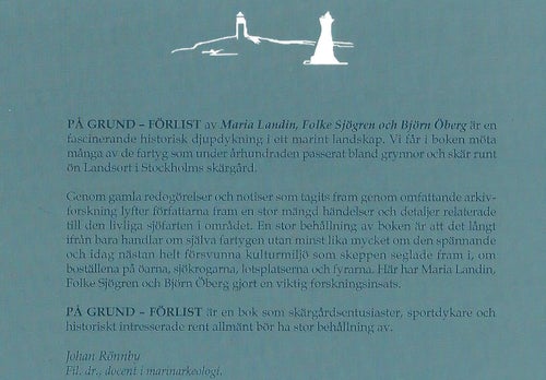 PÅ GRUND - FÖRSLIST av Maria Landin, Folke Sjögren och Björn Öberg