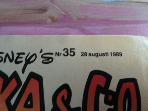 KALLE ANKA & C:O, 1989 NR 35, TIDNING