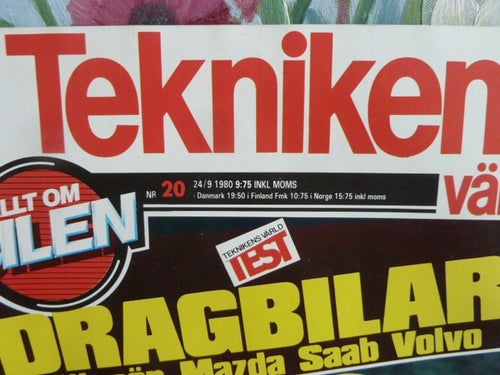 TEKNIKENS VÄRLD, NR20, 1980,