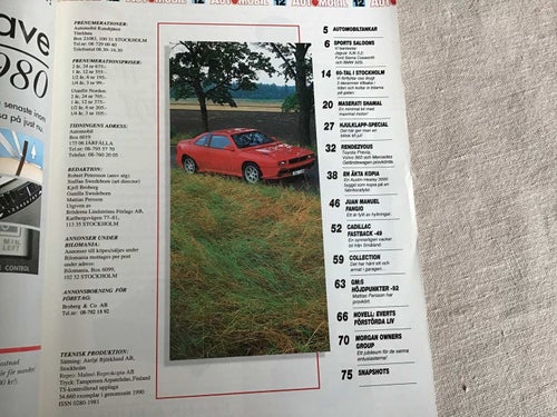 AUTOMOBIL NR 12 1991 JAGUAR XJ6,FORD SIERRA,BMW 325i,MASERATI SHAMAL,HEALEY 3000