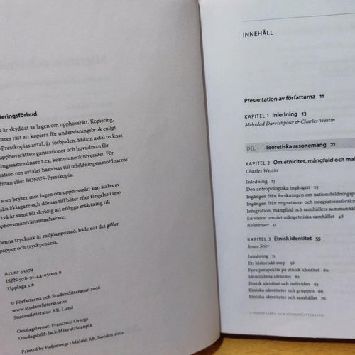 Migration och etnicitet perspektiv på ett mångkulturellt Sverige -Mehrdad Darvis