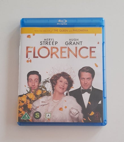 Florence Blu-ray / 2016 / Meryl Streep, Hugh Grant / Svensk Text / Repfri Skiva