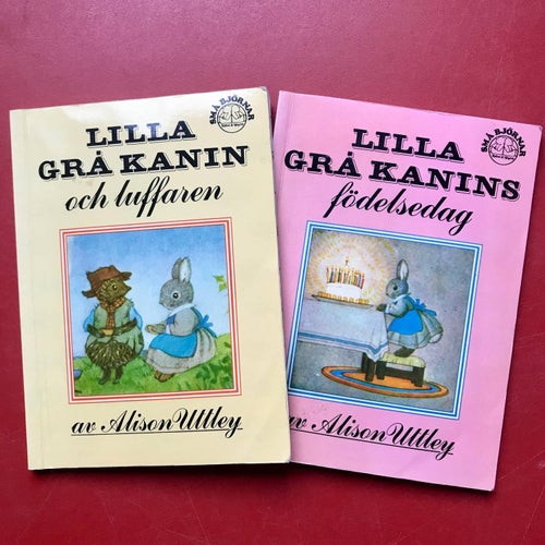 LILLA GRÅ KANIN OCH LUFFAREN + LILLA GRÅ KANINS FÖDELSEDAG Alison Uttley 1980