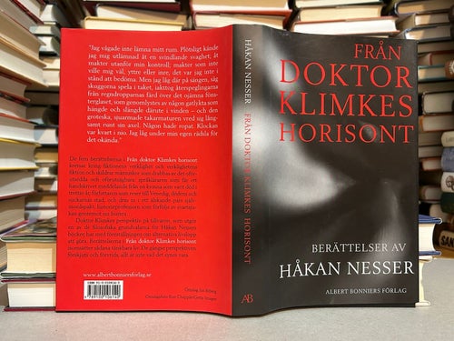 Från Doktor Klimkes Horisont av Håkan Nesser. Bok. Very Fine plus
