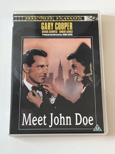 Meet Joe Doe (ej svensk text. 1941 av Frank Capra med Gary Cooper). Beg. DVD