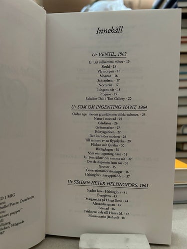 Det som blev ord i mig Dikter 1962-1987 av Claes Andersson, bok, Very Fine plus