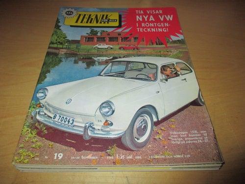 TEKNIK FÖR ALLA NR 19 1961. DKW AU 1000 SP, M.M