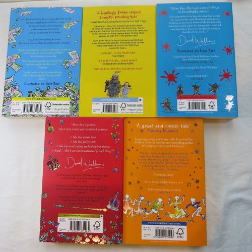 5st David Walliams - Billionaire Boy, Mr Stink, Ratburger, Gangsta Granny