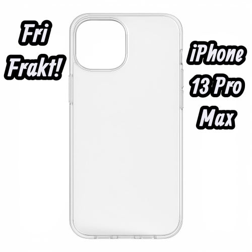 iPhone 13 Pro Max Klart TPU Skal - Transparent | Fri Frakt!