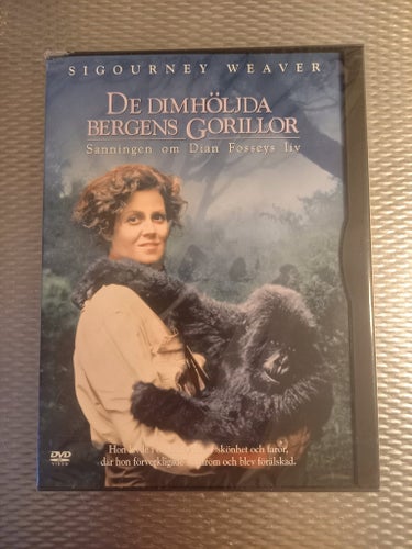 INPLASTAD. De dimhöljda bergens gorillor. Sigourney Weaver, Bryan Brown.