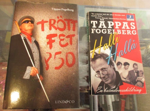 Täppas Fogelberg, Trött, fet och 50 + Hallå hallå, Svensk humor