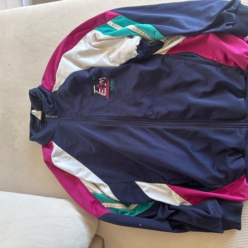 Vintage 80s/90s Team Adidas Track Jacket – Storlek L