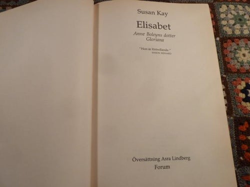 ELISABET, S. KAY, 1991,  BÖCKER