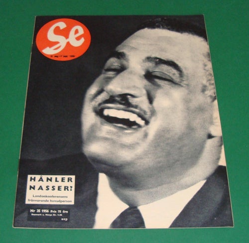 SE nr 35 1956 - Nasser, Diana Dors, Anatole Ericsson m.m.