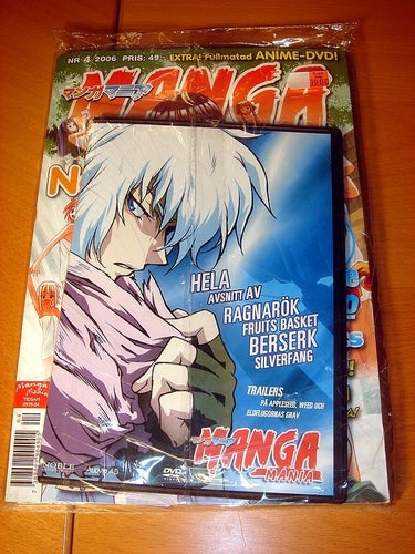 MANGA MANIA (svensk) NY OLÄST Nr 4 2006 DVD