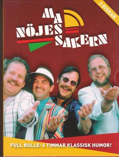 DVD-box / Nöjesmassakern / 3-disc / DigiPak / Sven Melander / Nära nyskick