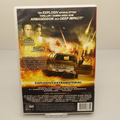 2012 Supernova - Region 2, DVD-film, Svensk text, Fint skick